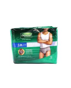 DEPEND UNDERWEAR MAXIUM MAXIMALE 19"S MEN